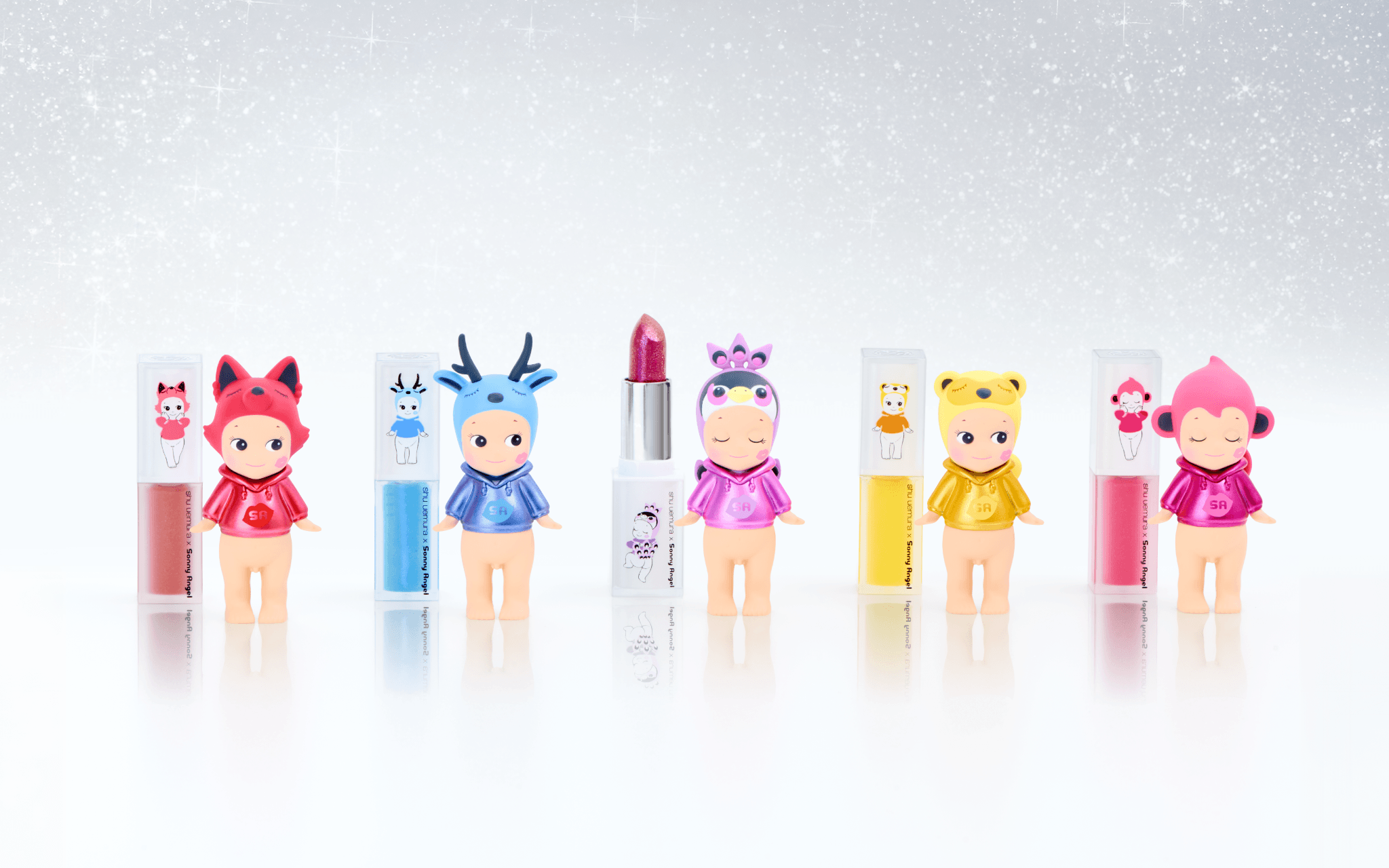 Sonny Angel × shu uemura Collaboration Leverans v44 - 4