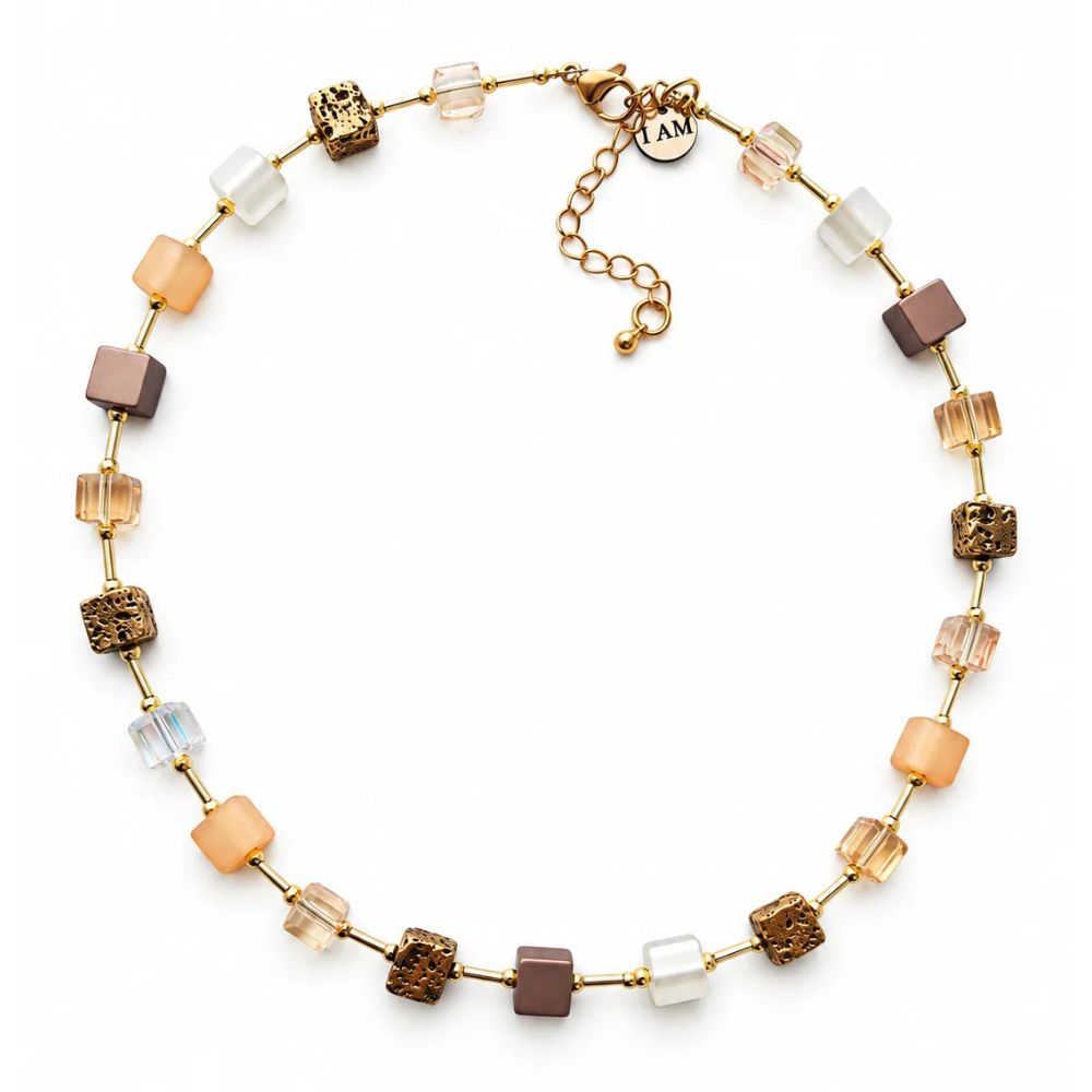 IAMLUND Vulkanis halsband guld