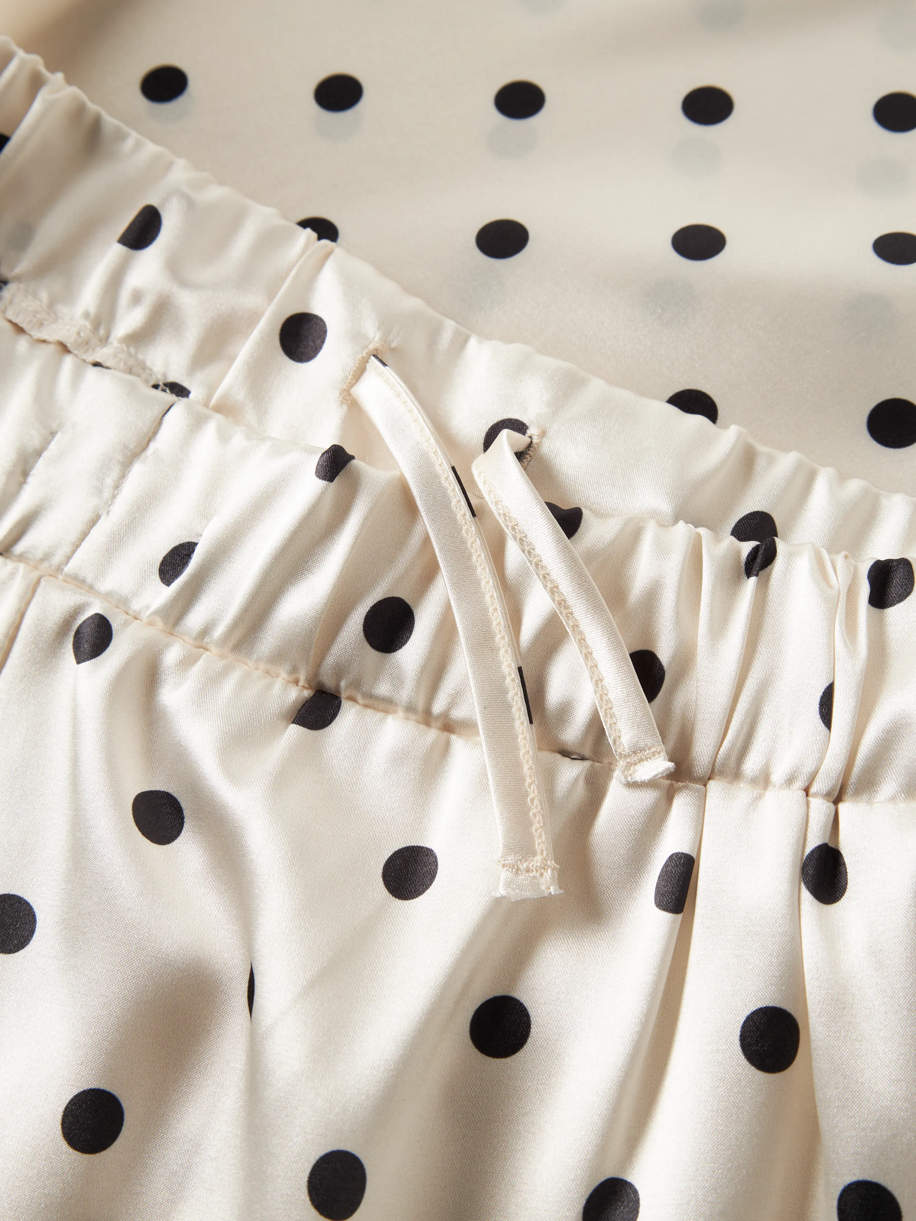 NLFDREAMY DOT PYJAMAS SET Antique White W. Pirate Black - 5