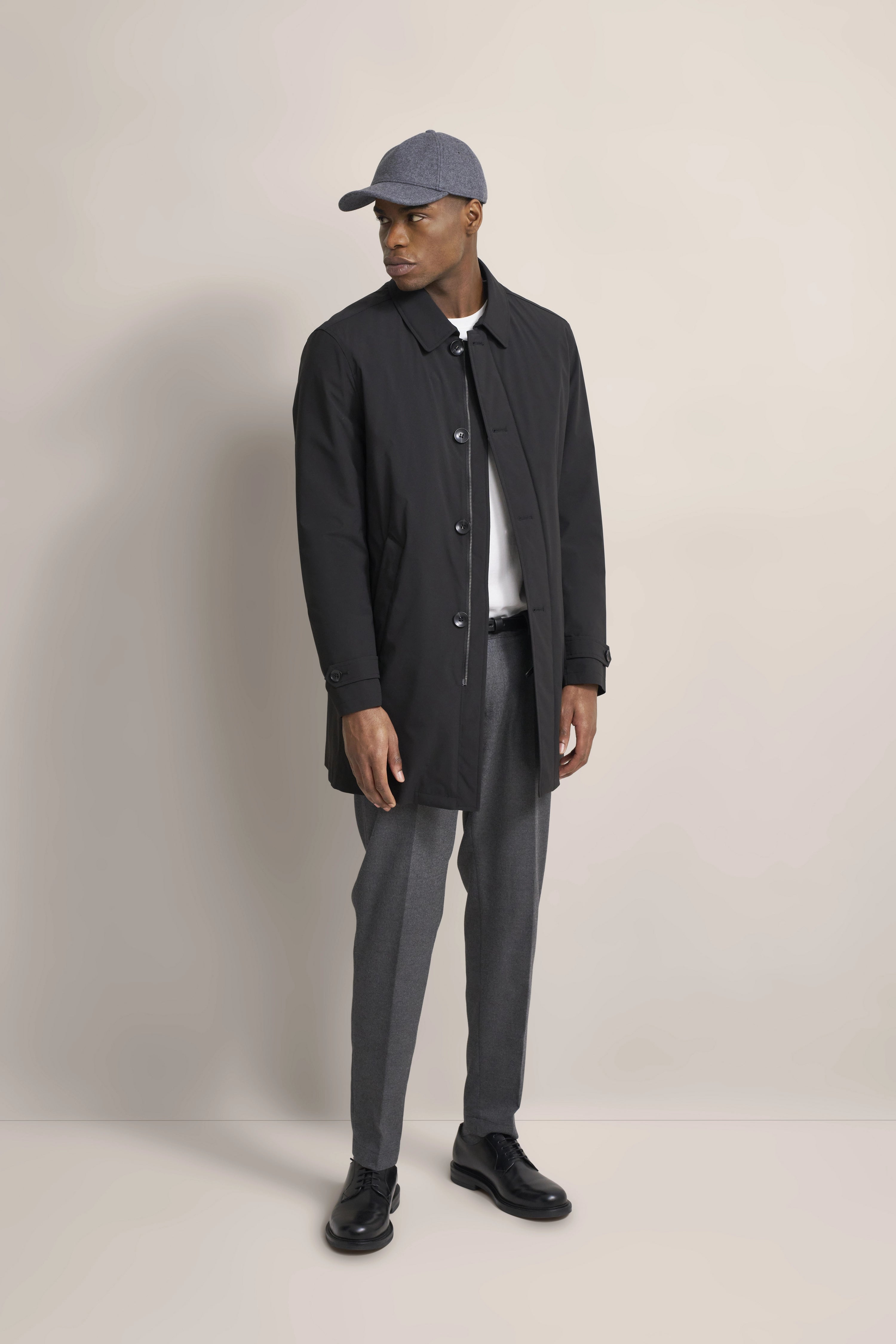 Rock poplin svart från Bugatti - 2