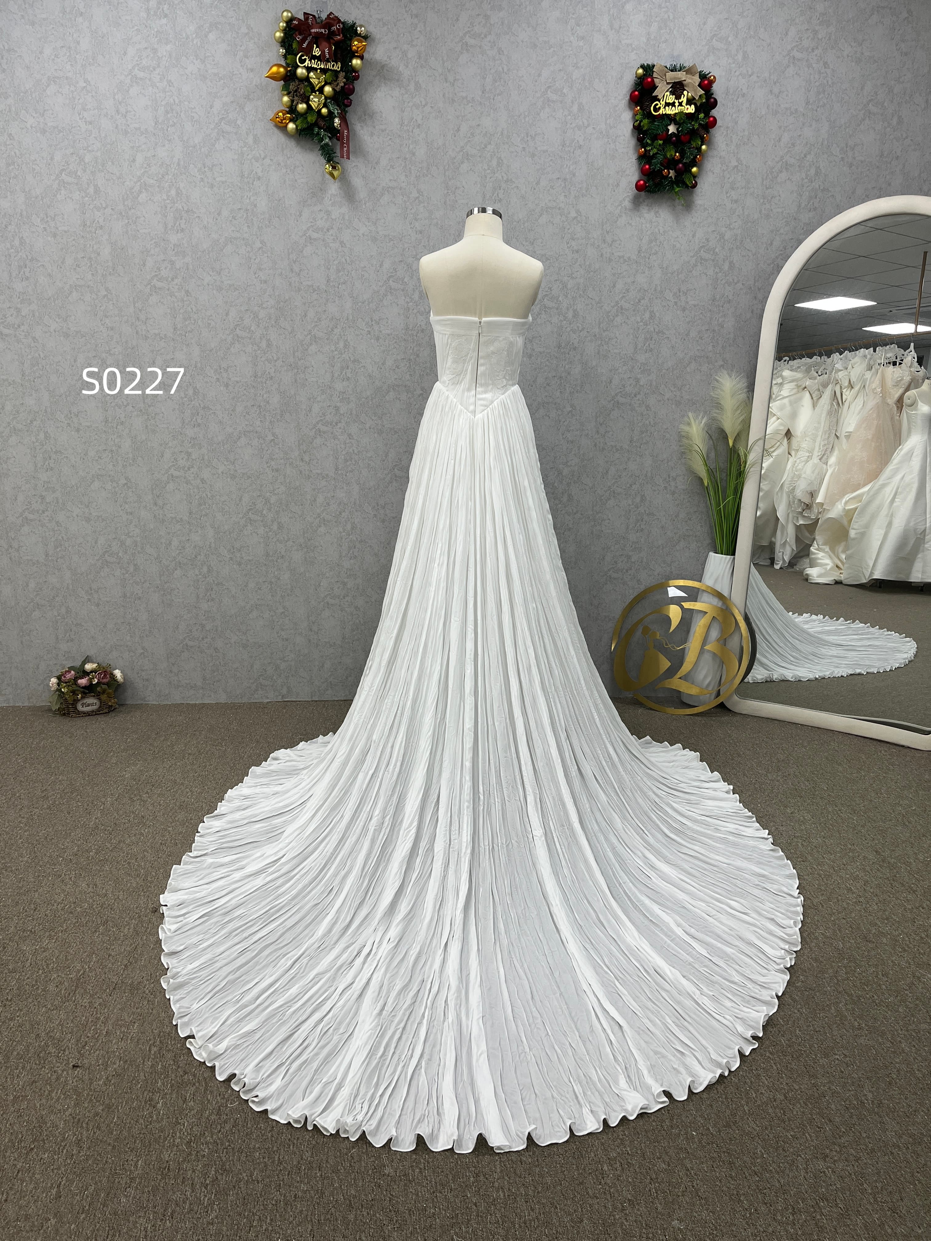 Chantilly Bridal  S0227 lagervara  - 4