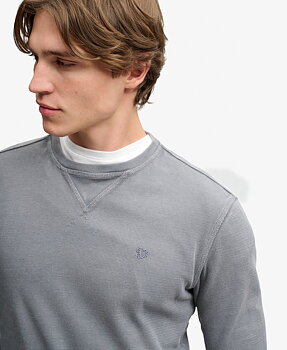 Superdry - Heavy Textured Top - Zinc Grey