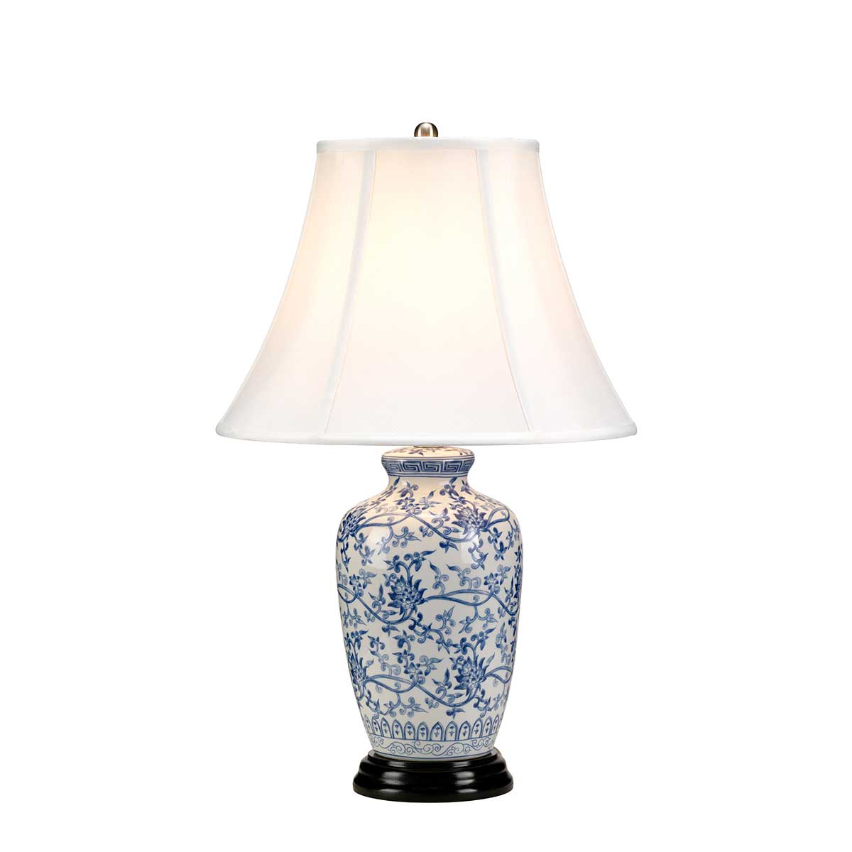 Bordslampa Blue Ginger Jar blå/vit