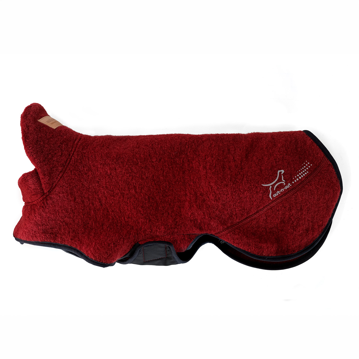 Warmwool hundtäcke (75% ull) Burgundy