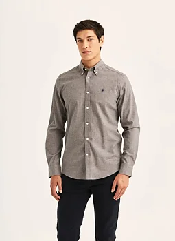 Morris - Watts Flannel Shirt - Brown