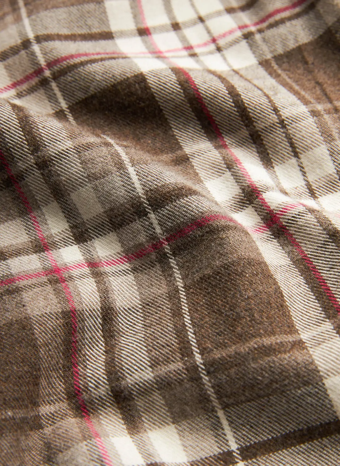 Morris - Happy Flannel Check Shirt - Brown - 4