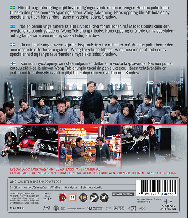 The Shadows Edge - Jackie Chan BD Release 16 nov - 2