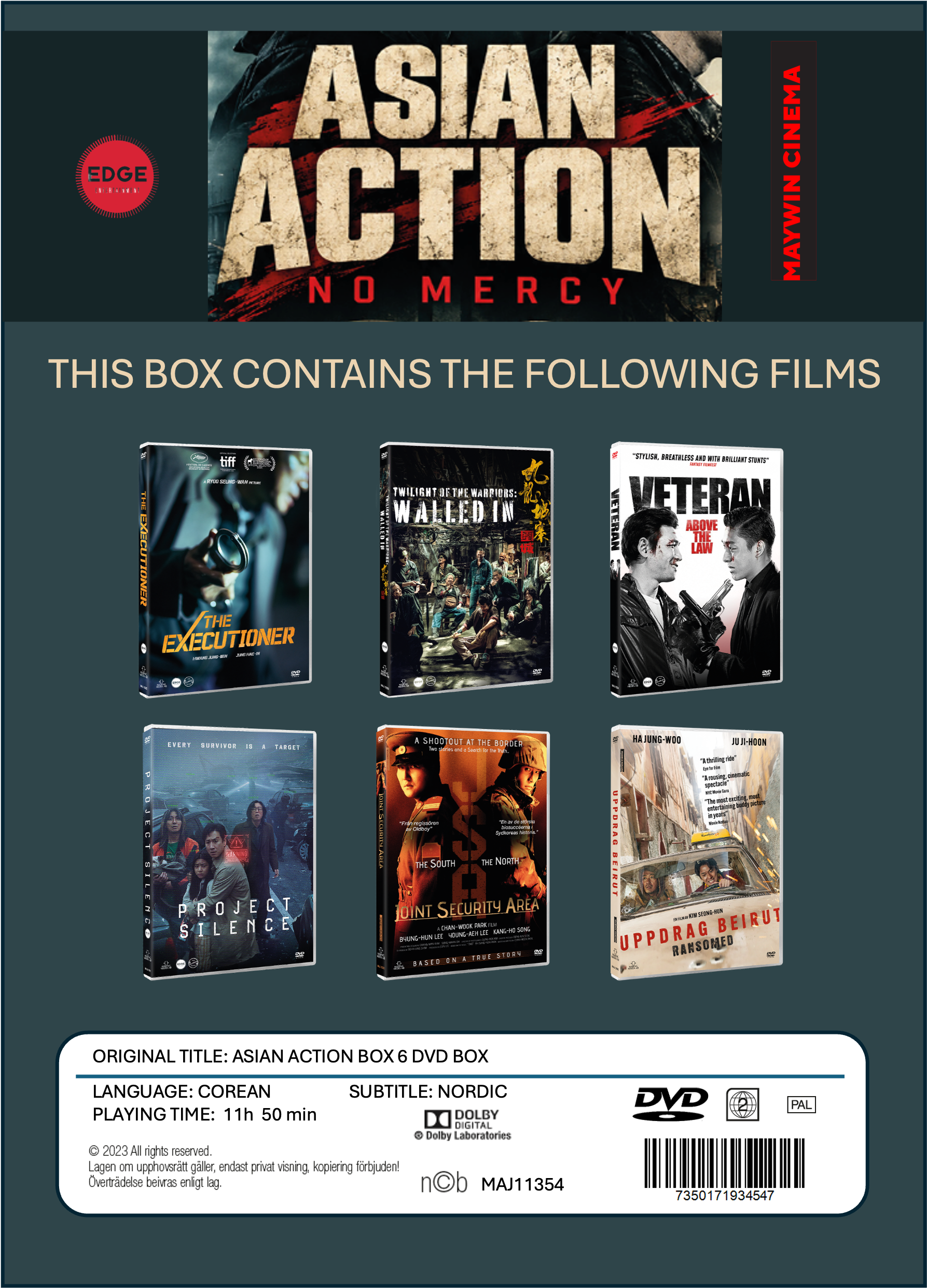Asian Action - No mercy Release 26/10 - 2