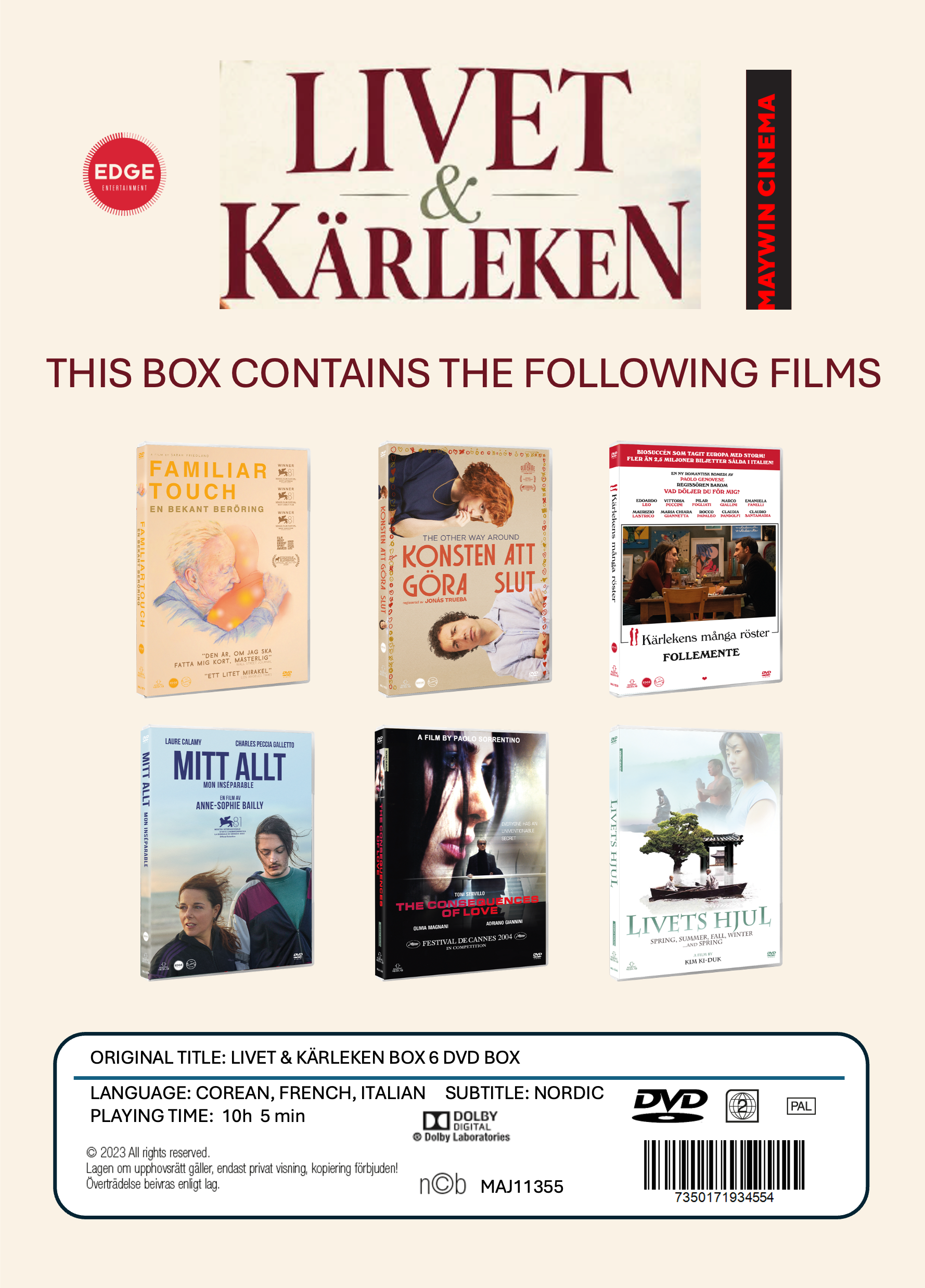 Livet & Kärleken box - Release 26 okt - 2