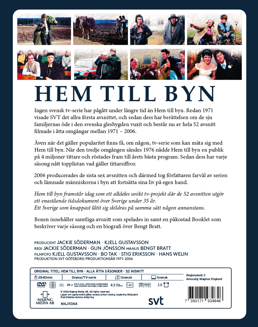 Hem till Byn - Dem kompletta samlingen 8 säsonger - Release 26 oktober - 2