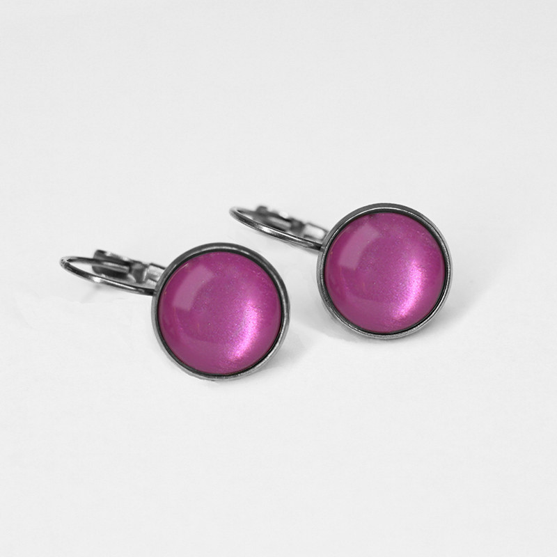 Urban Hippies örhängen dots, Crocus Pink
