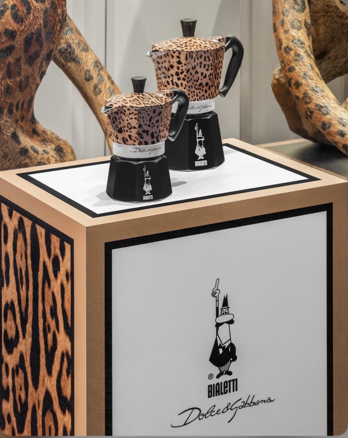 Bialetti Mokakokare D&G Leopardo Svart 3-koppar - 8