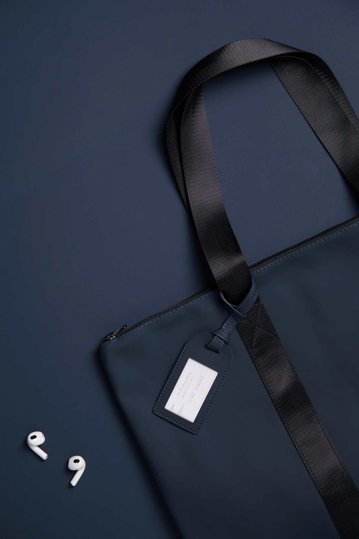 Luggage tag blue - 2