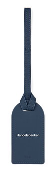 Luggage tag blue