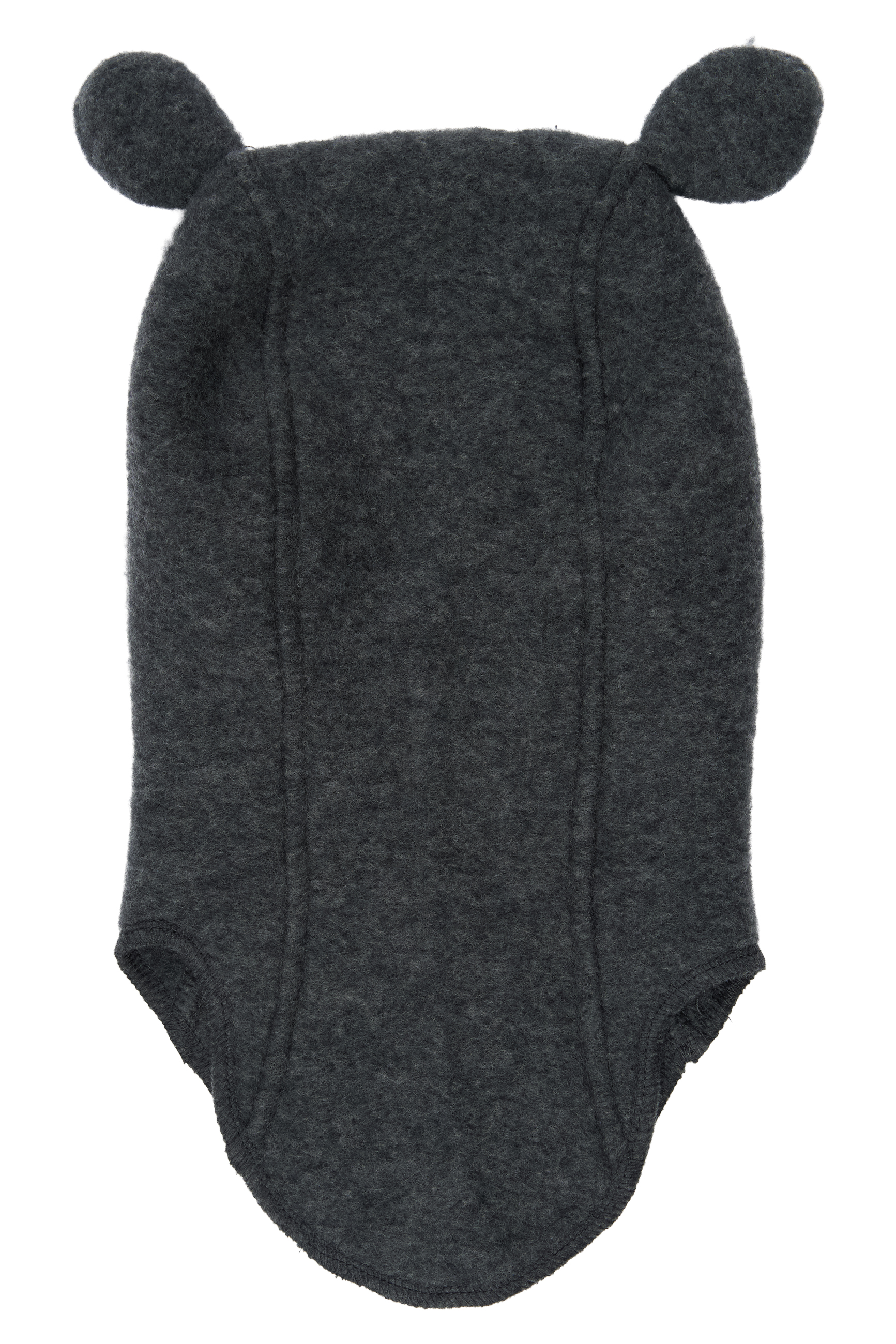 Wool Fullface w Ears Anthracite Melange - 2