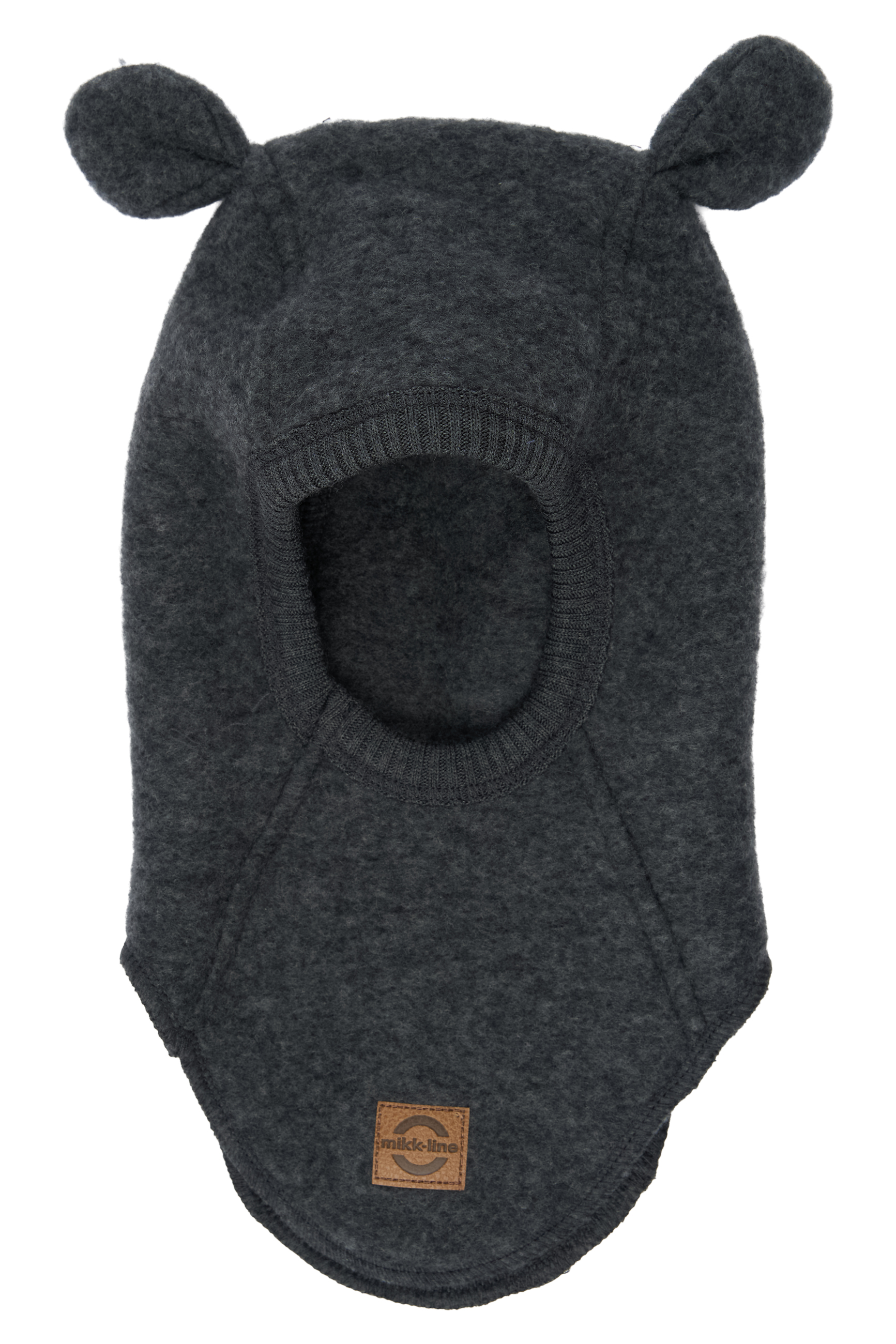 Wool Fullface w Ears Anthracite Melange