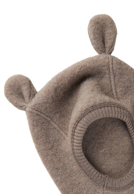Wool Fullface w Ears Melange Denver - 2