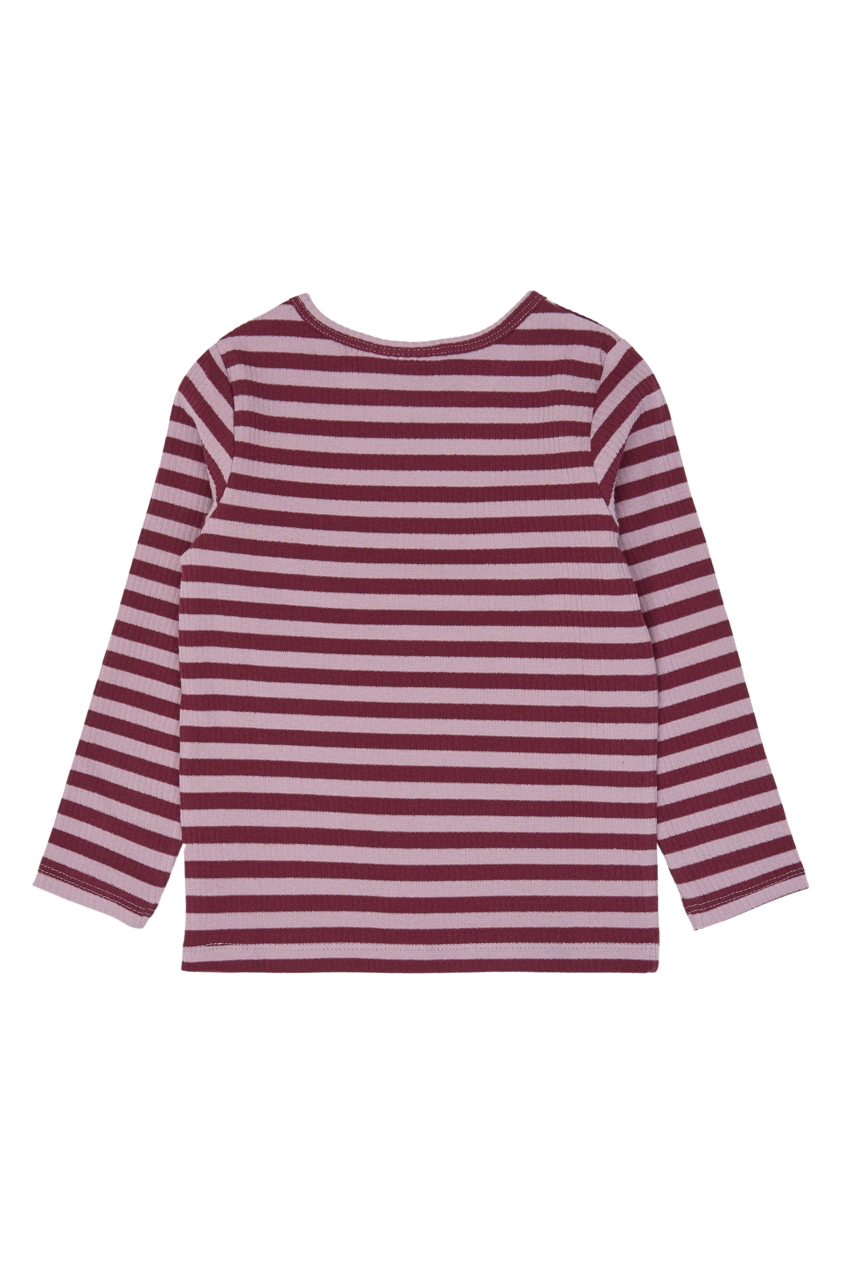TNSTFro LS Rib Tee Elderberry Striped TN - 2