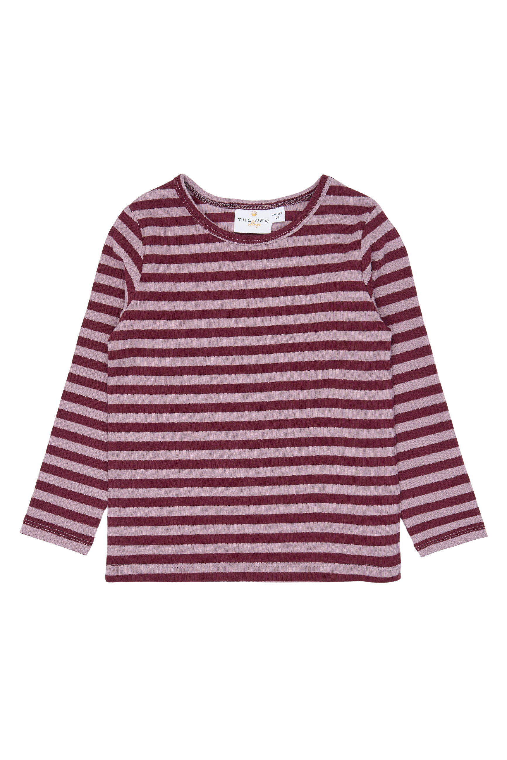 TNSTFro LS Rib Tee Elderberry Striped TN