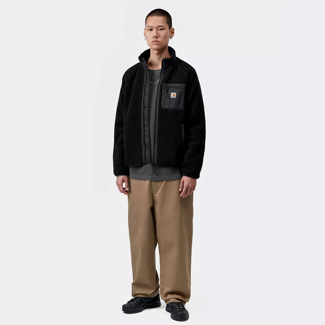 Carhartt WIP - Prentis Liner Fleece Black/Black - 4