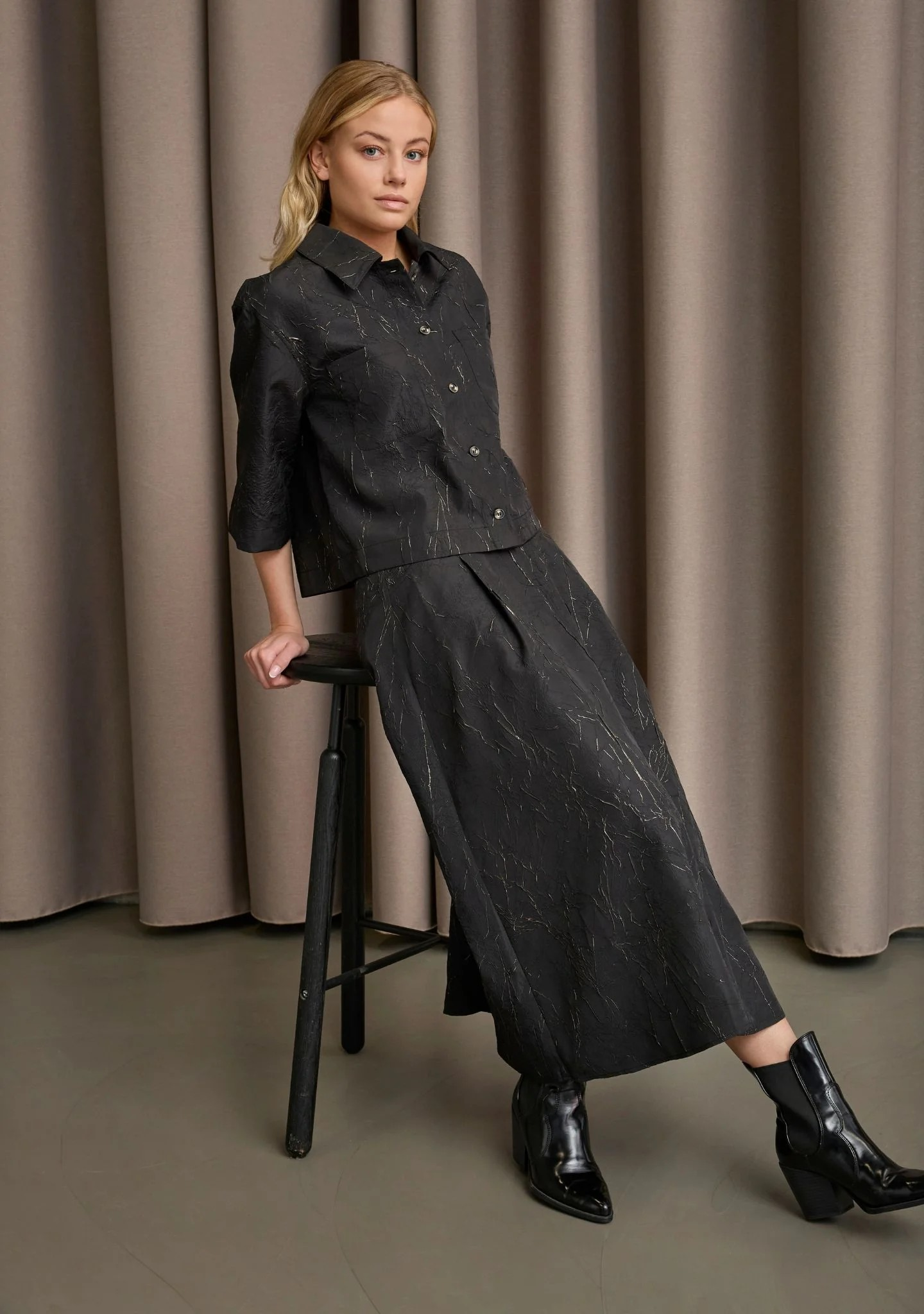 Odine Skirt - Black - Isay