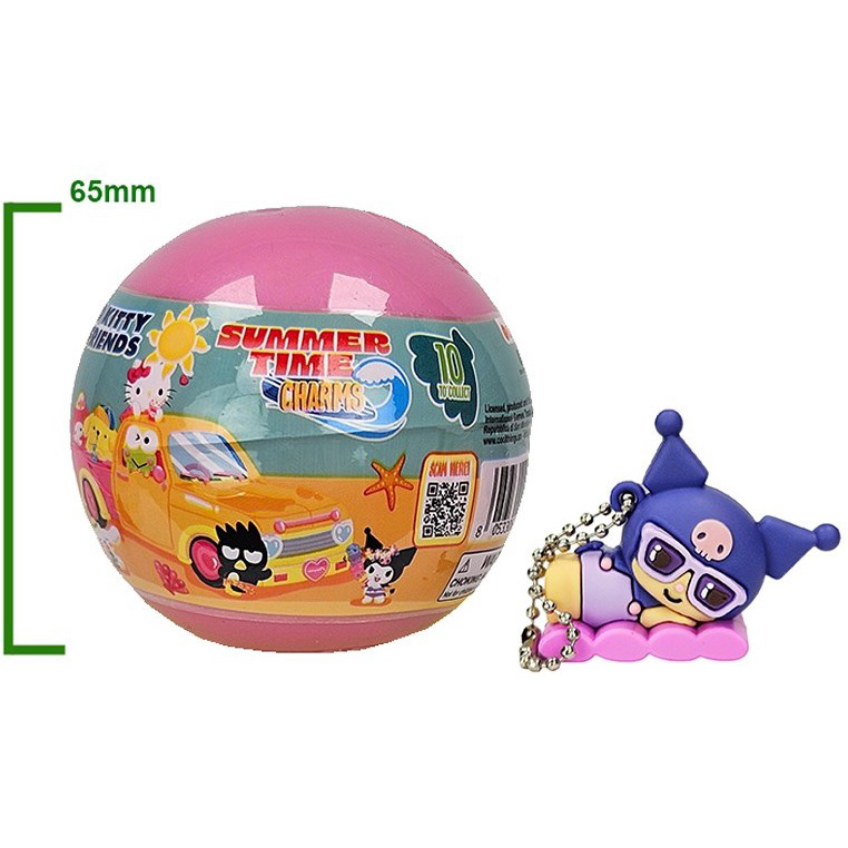 Hello Kitty and Friends Summertime Charms - Överrasknings Kapsel 6,5 cm - 9