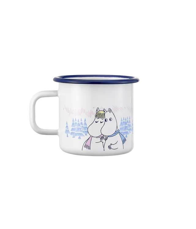 Mumin emaljmugg 3,7 dl - Frosty Day - 2