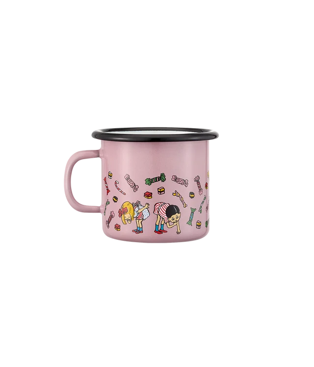 Pippi emaljmugg 2,5 dl - Candy - 2