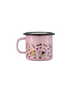 Pippi emaljmugg 2,5 dl - Candy