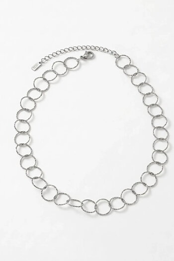 Dansk Copenhagen - Vilja&nbsp;Round&nbsp;Short Link Necklace Silver