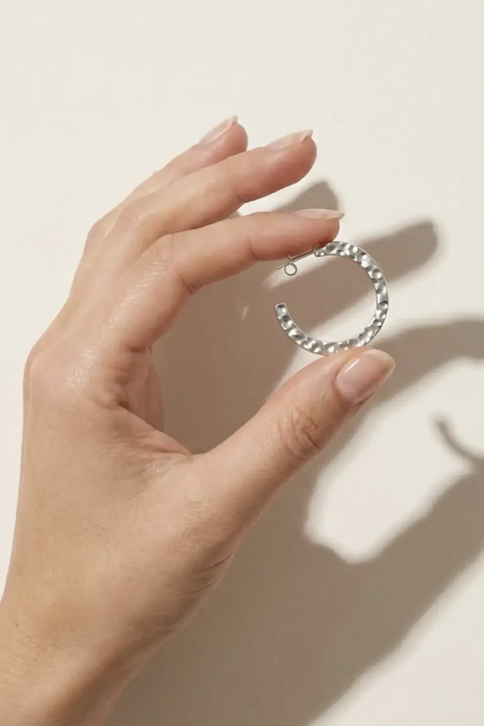 Dansk Copenhagen - Sol Waterproof Silver Stainless Steel Hoops - 4