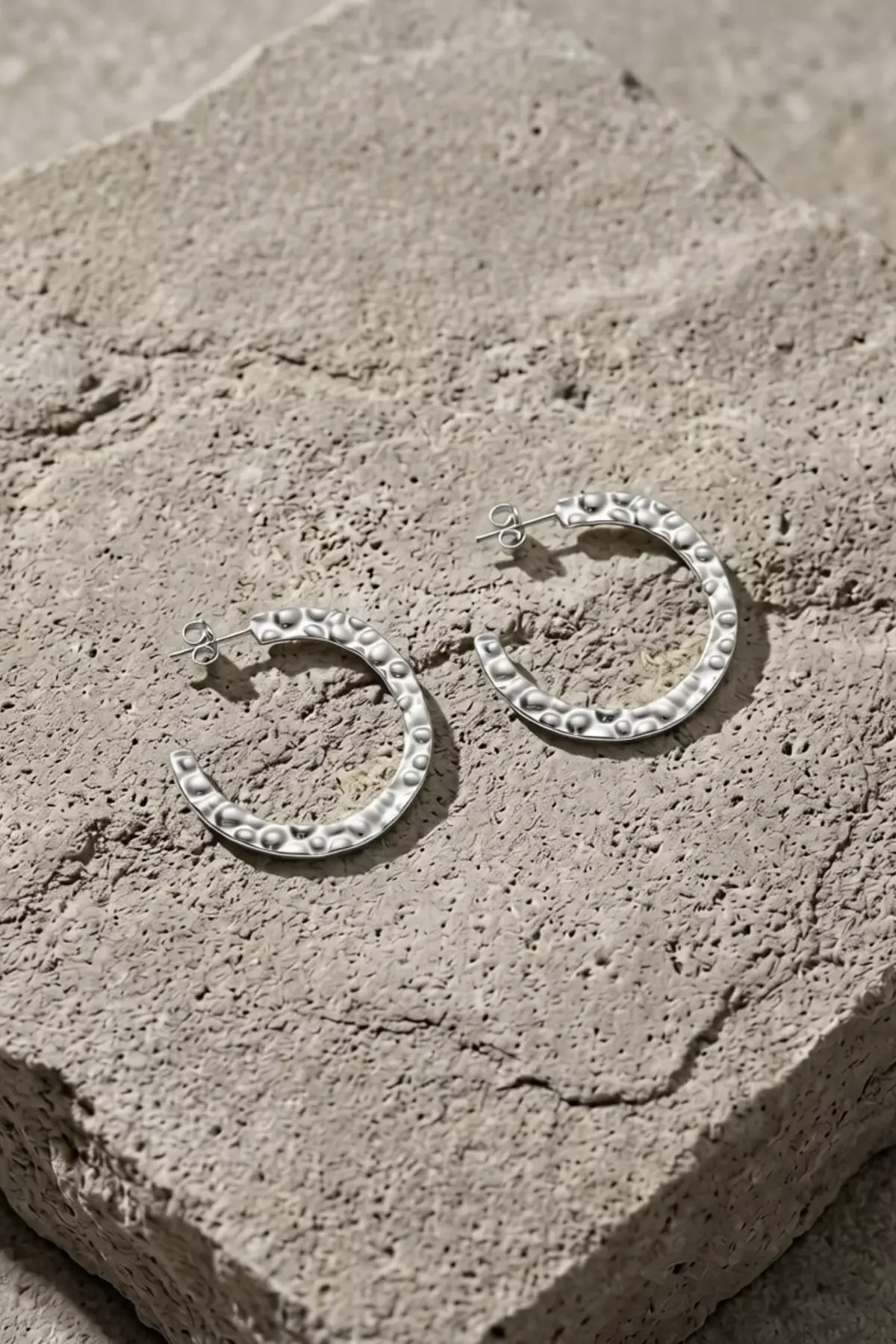 Dansk Copenhagen - Sol Waterproof Silver Stainless Steel Hoops - 2