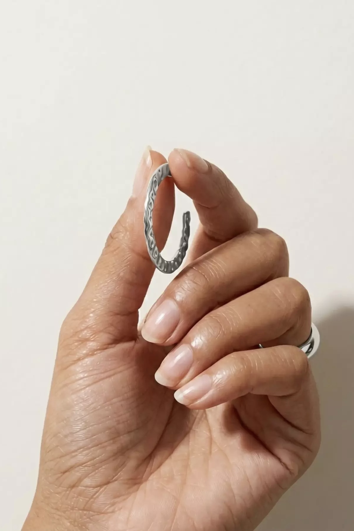 Dansk Copenhagen - Sol Waterproof Silver Stainless Steel Hoops - 5