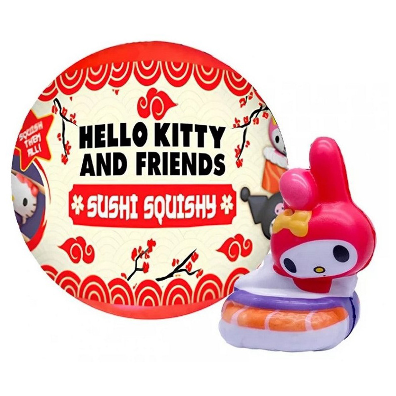 Hello Kitty and Friends Sushi Squishy Figur - Överrasknings Kapsel 9 cm - 3