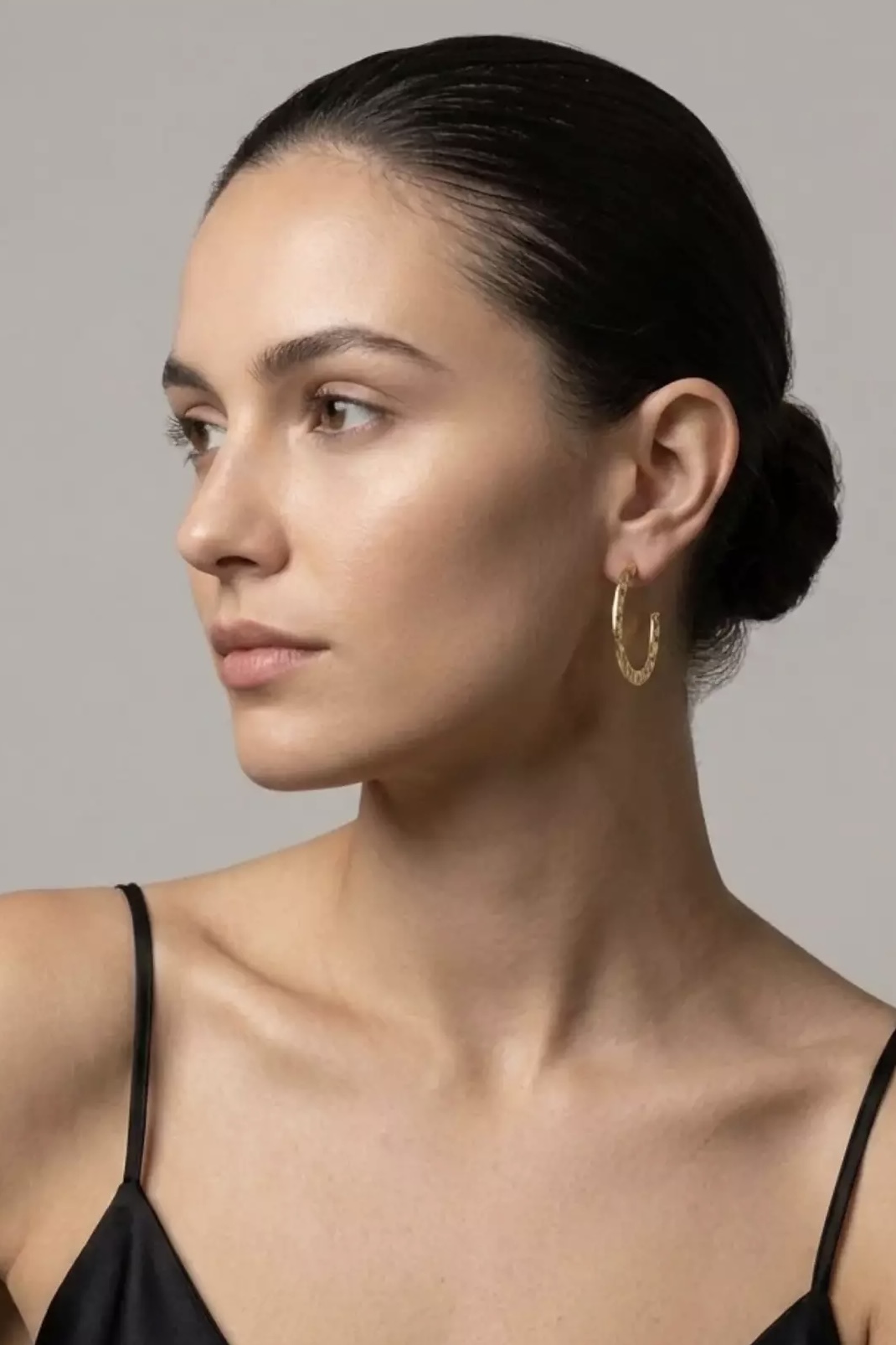 Dansk Copenhagen - Sol Waterproof  Stainless Steel Gold Plated Hoops