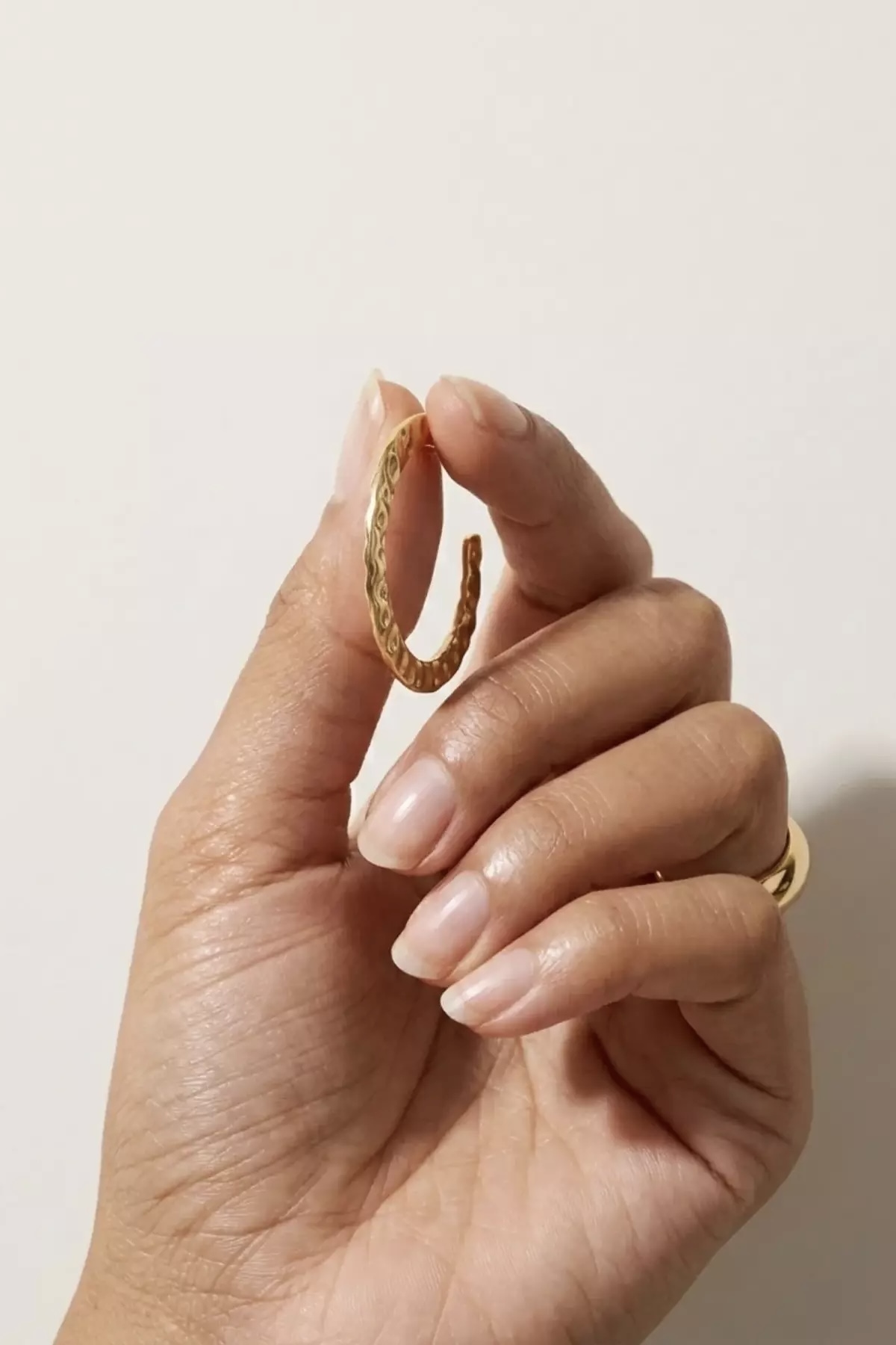 Dansk Copenhagen - Sol Waterproof  Stainless Steel Gold Plated Hoops - 5