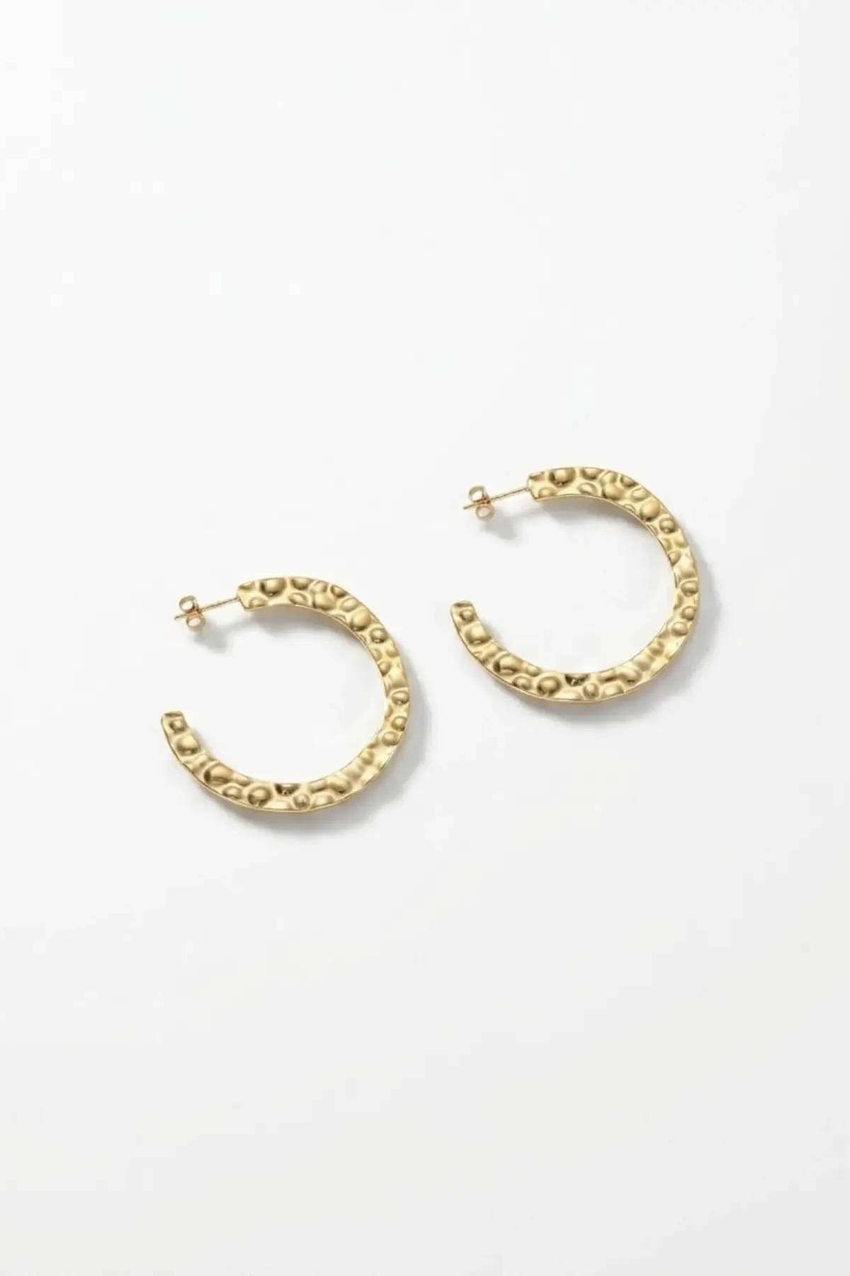 Dansk Copenhagen - Sol Waterproof  Stainless Steel Gold Plated Hoops - 2