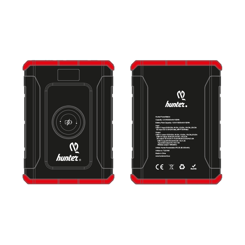 Hunter PowerStation PS-25 (60.000mAh) - 4
