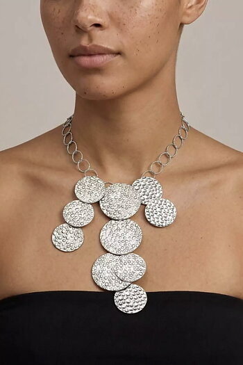 Dansk Copenhagen - Vilja&nbsp;Short Statement Necklace Stainless Steel Silver