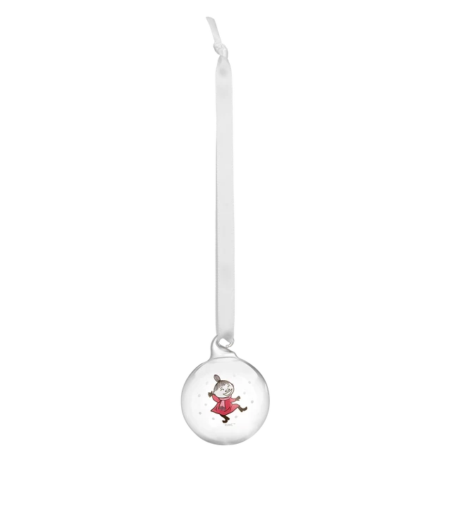 Moomin Christmas ball 5 cm - Frosty Day, Little My
