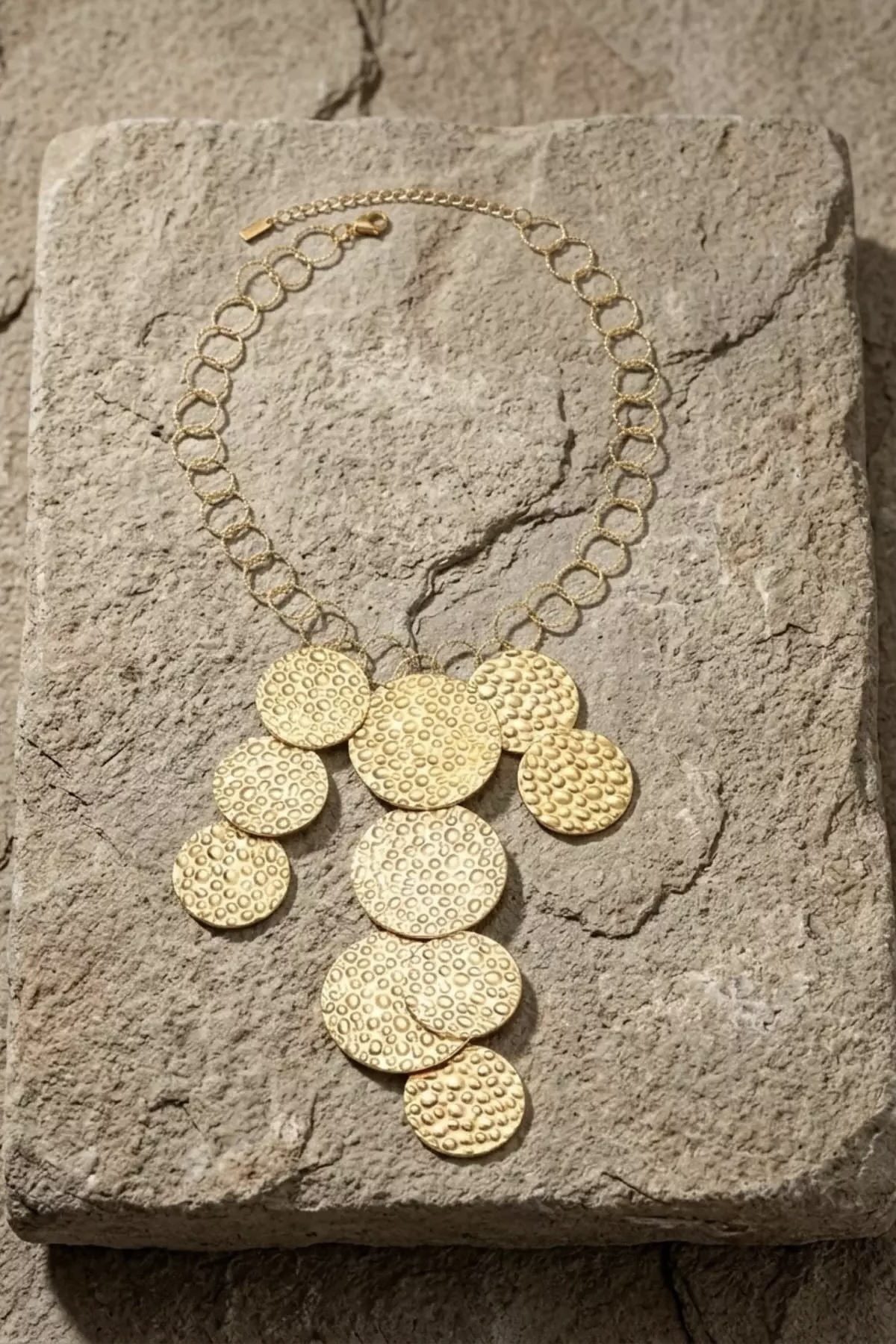 Dansk Copenhagen - Vilja&nbsp;Short Statement Necklace Stainless Steel 18K Gold Plated - 2