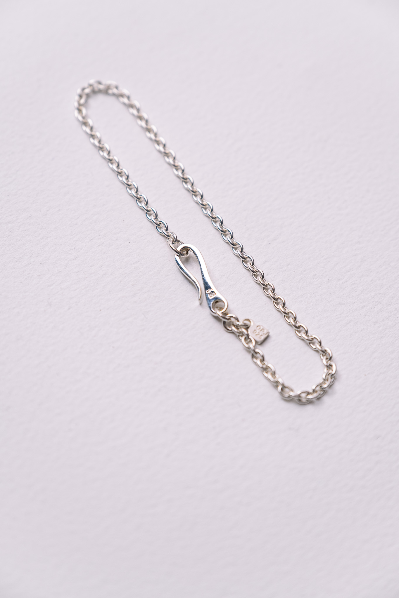 O.P Jewellery - Small Anchor Chain Hook Bracelet 
