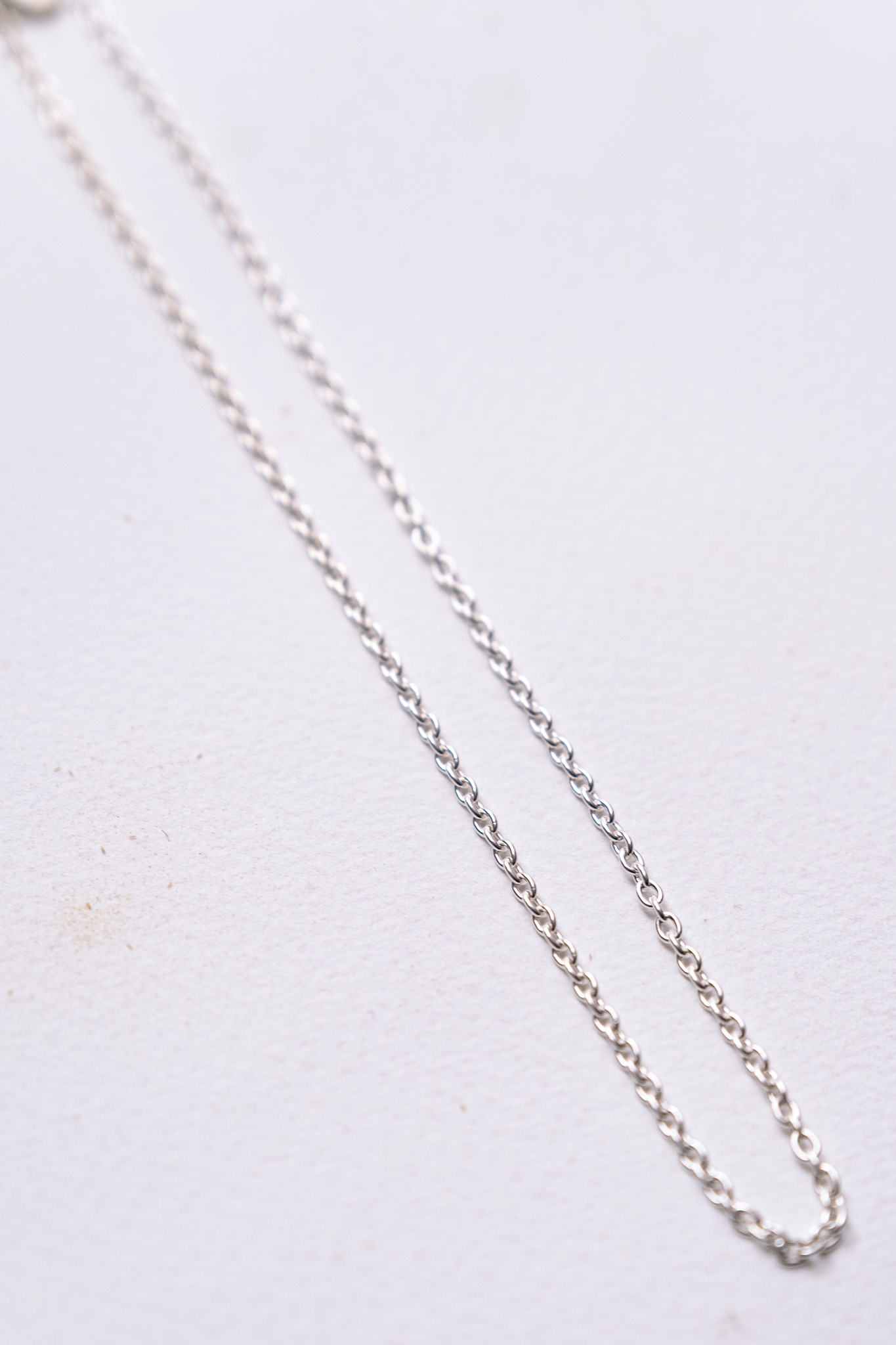 O.P Jewellery - Small Anchor Chain Hook Necklace 65 cm - 3