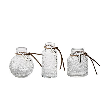 Glasvaser mönstrade 3-pack - Ernst