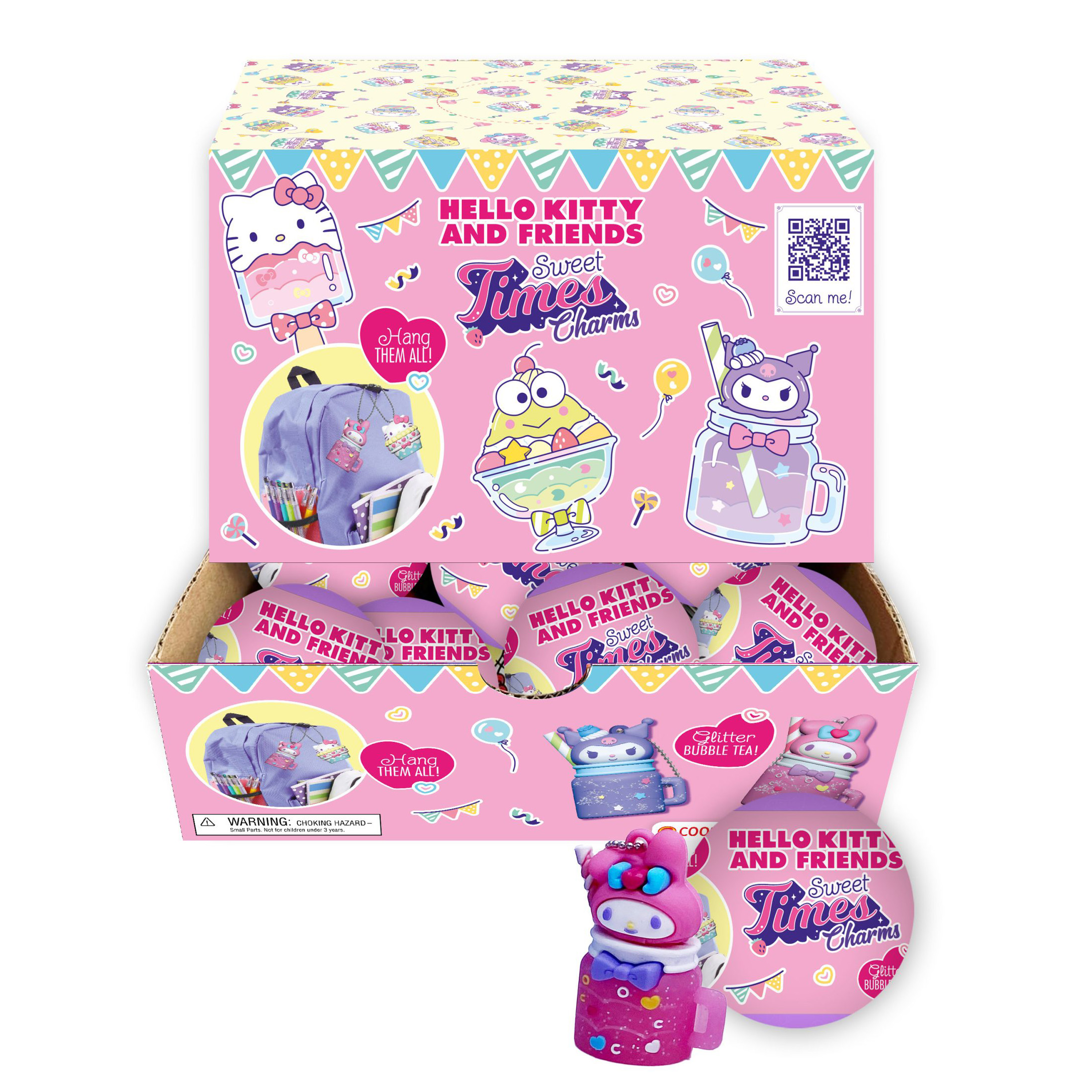 Hello Kitty and Friends Sweet Times Charms - Överrasknings Kapsel 5 cm - 10