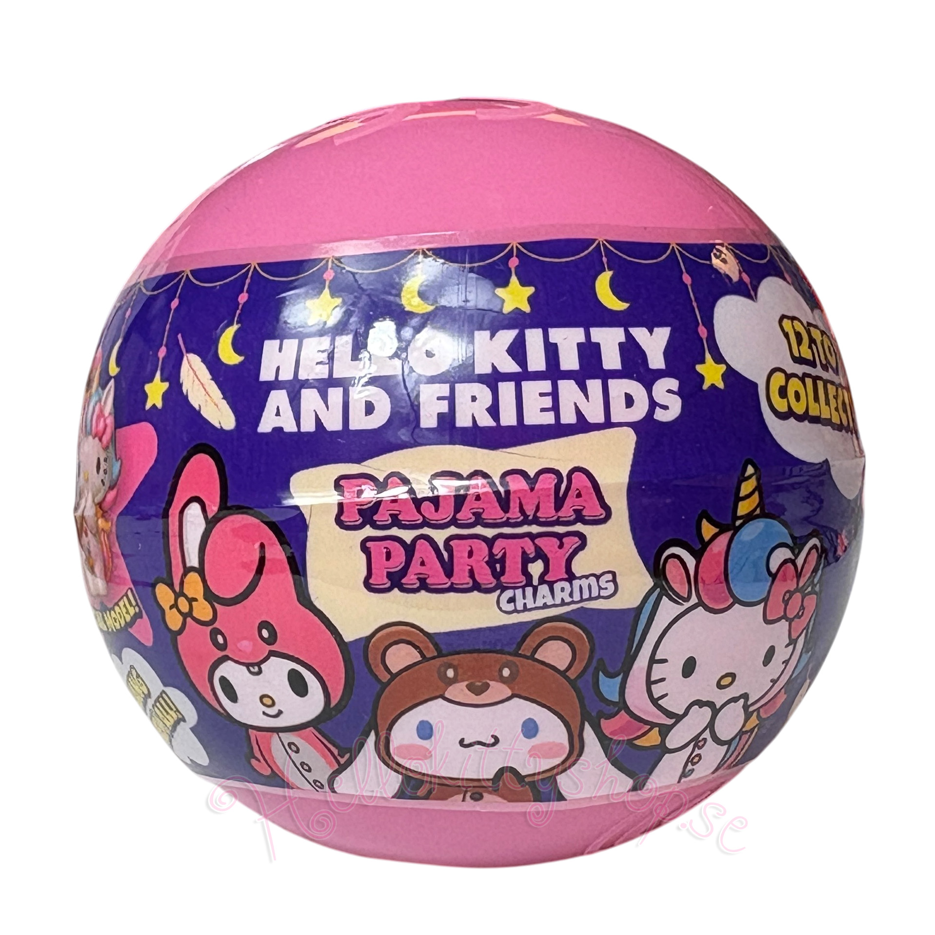 Hello Kitty and Friends Pajama Party Charms - Överrasknings Kapsel 6,5 cm - 8