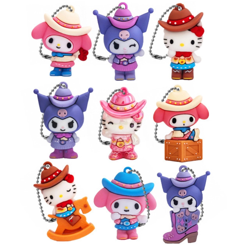 Hello Kitty and Friends Western Charms - Överrasknings Kapsel 6,5 cm - 8
