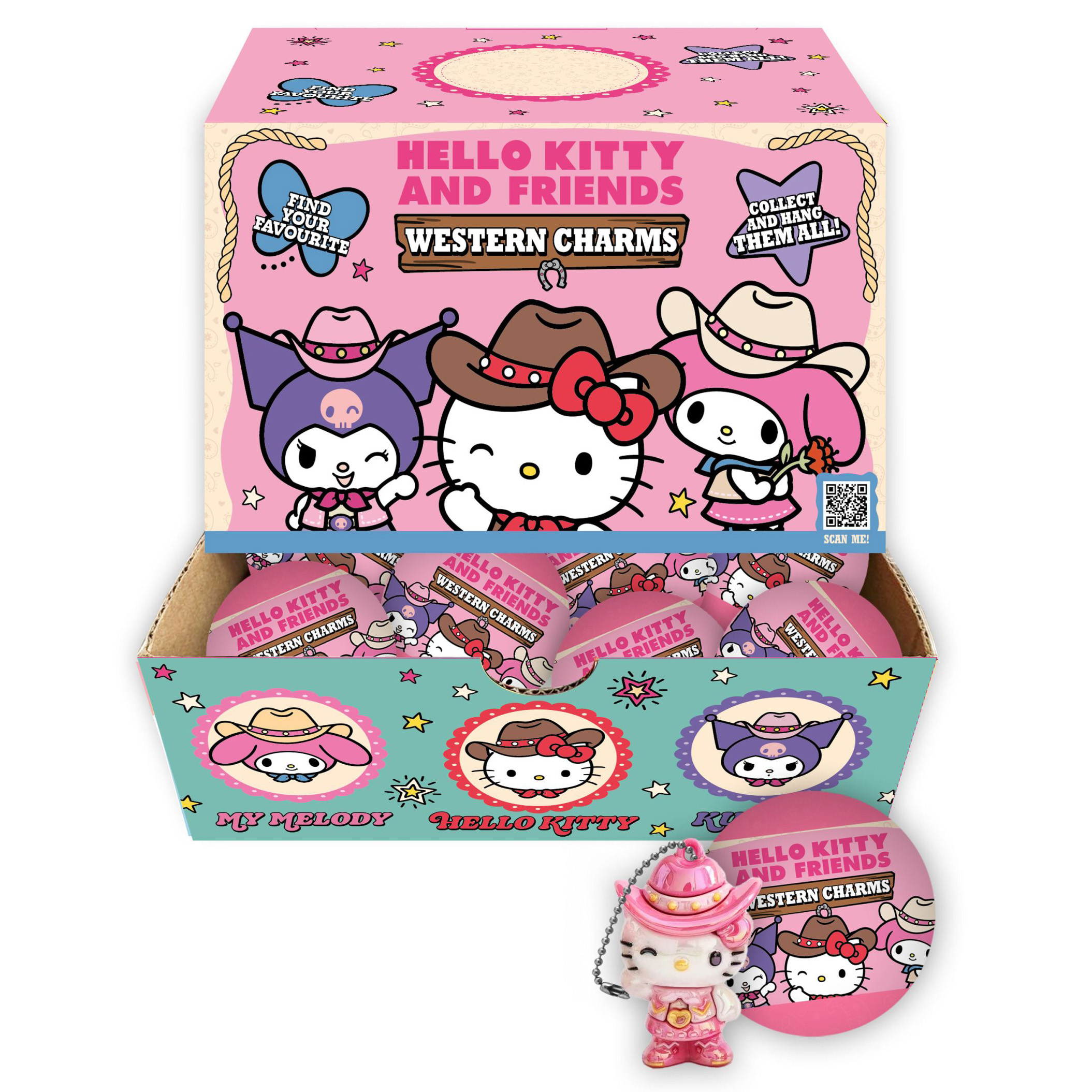 Hello Kitty and Friends Western Charms - Överrasknings Kapsel 6,5 cm - 7