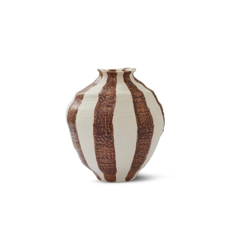 Randig Vas Urna  Stengods - Large - 4