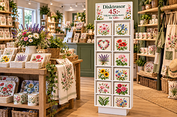 Displayställ för disktrasor 10-Fack (250-300 disktrasor)